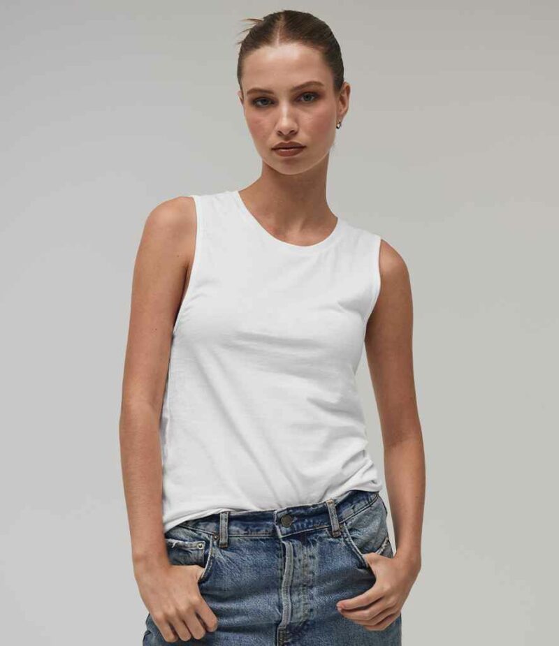 Bella Ladies Muscle Jersey Tank Top - Image 2