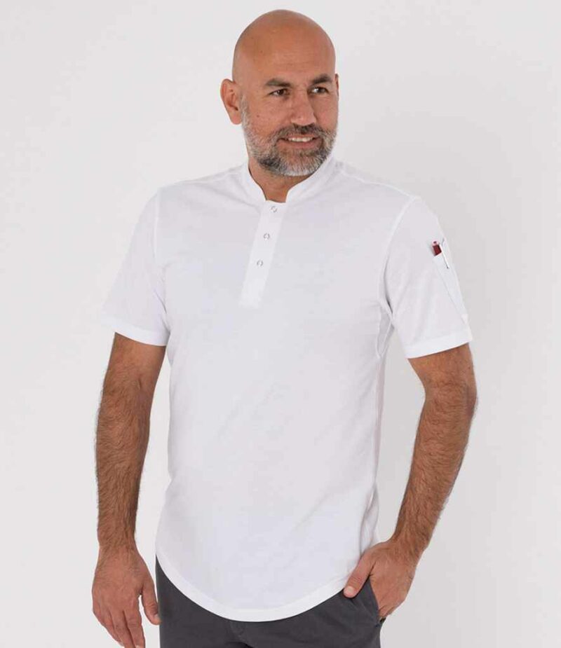 Le Chef Knitted Piqué Chef's Shirt - Image 2