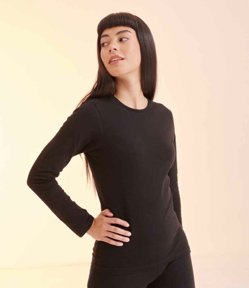 SF Ladies Feel Good Long Sleeve Stretch T-Shirt - Image 2